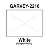 180,000 Garvey 2216 White General Purpose Labels to fit the G-Series 22-66, G-Series 22-77, G-Series 22-88 Price Guns. Full Case + includes 20 ink rollers.