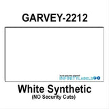 220,000 Garvey 2212 Compatible White General Purpose Labels for G-Series 22-6, G-Series 22-7, G-Series 22-8 Price Guns. Full Case + 20 Ink Rollers. NO Security cuts.