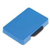 Trodat T5460 Dater Replacement Ink Pad, 1 3/8 x 2 3/8, Blue