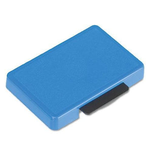 U. S. STAMP & SIGN T5440 Dater Replacement Ink Pad, 1 1/8 x 2, Blue (P5440BL)