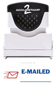 E-MAILED- Accustamp Self-Inking Stock Message Rubber Stamp