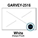 160,000 GENUINE GARVEY 2516 White General Purpose Labels: full case - 20 ink rollers - tamper proof security cuts